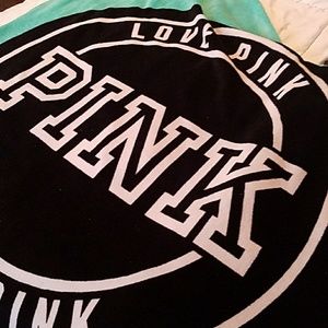 Pink Victoria Secret blanket